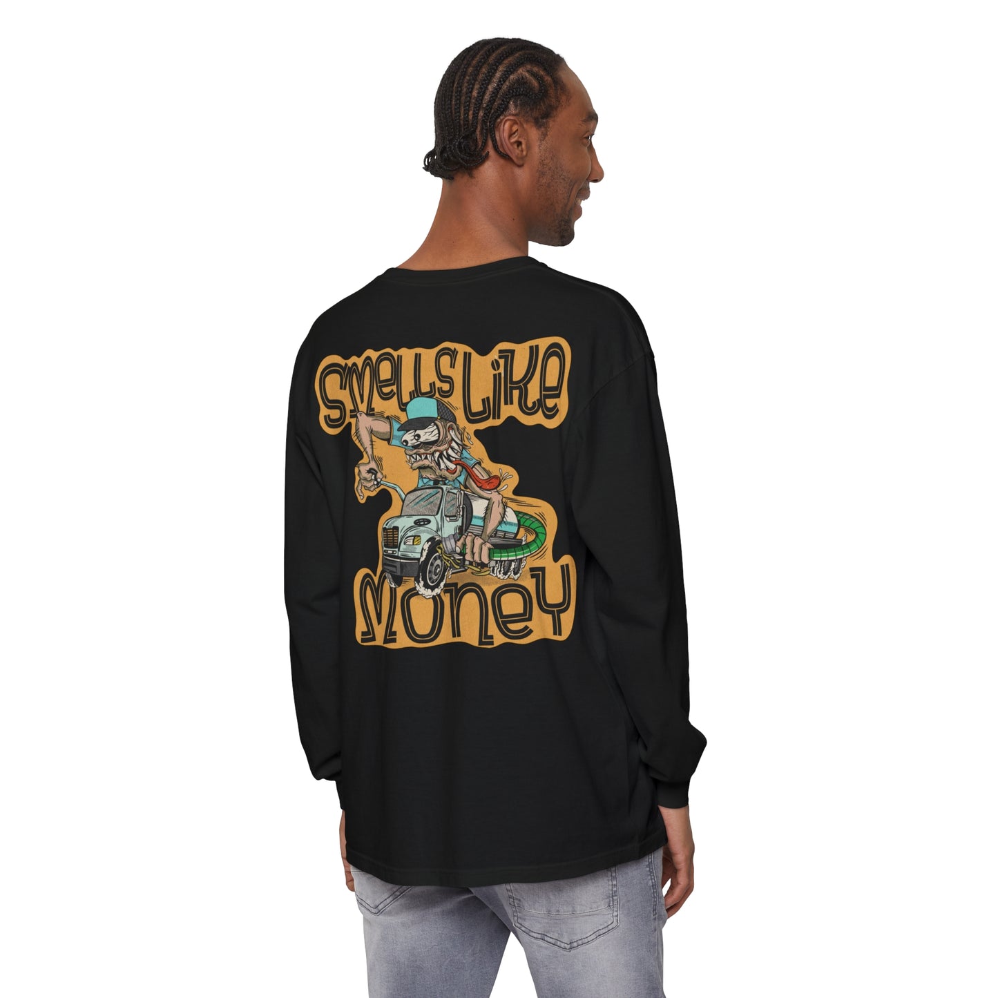 Unisex Garment-dyed Long Sleeve T-Shirt