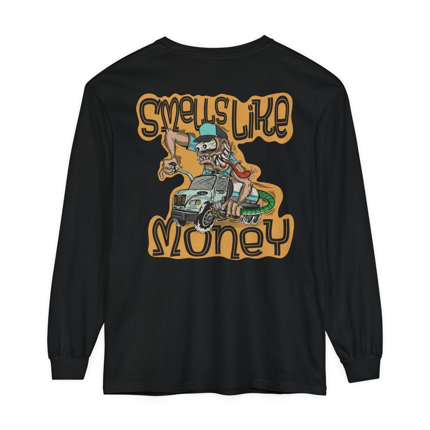 Unisex Garment-dyed Long Sleeve T-Shirt