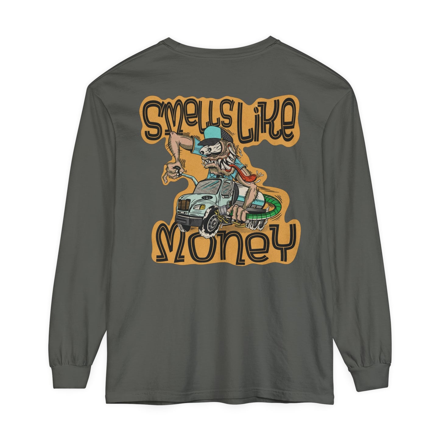 Unisex Garment-dyed Long Sleeve T-Shirt