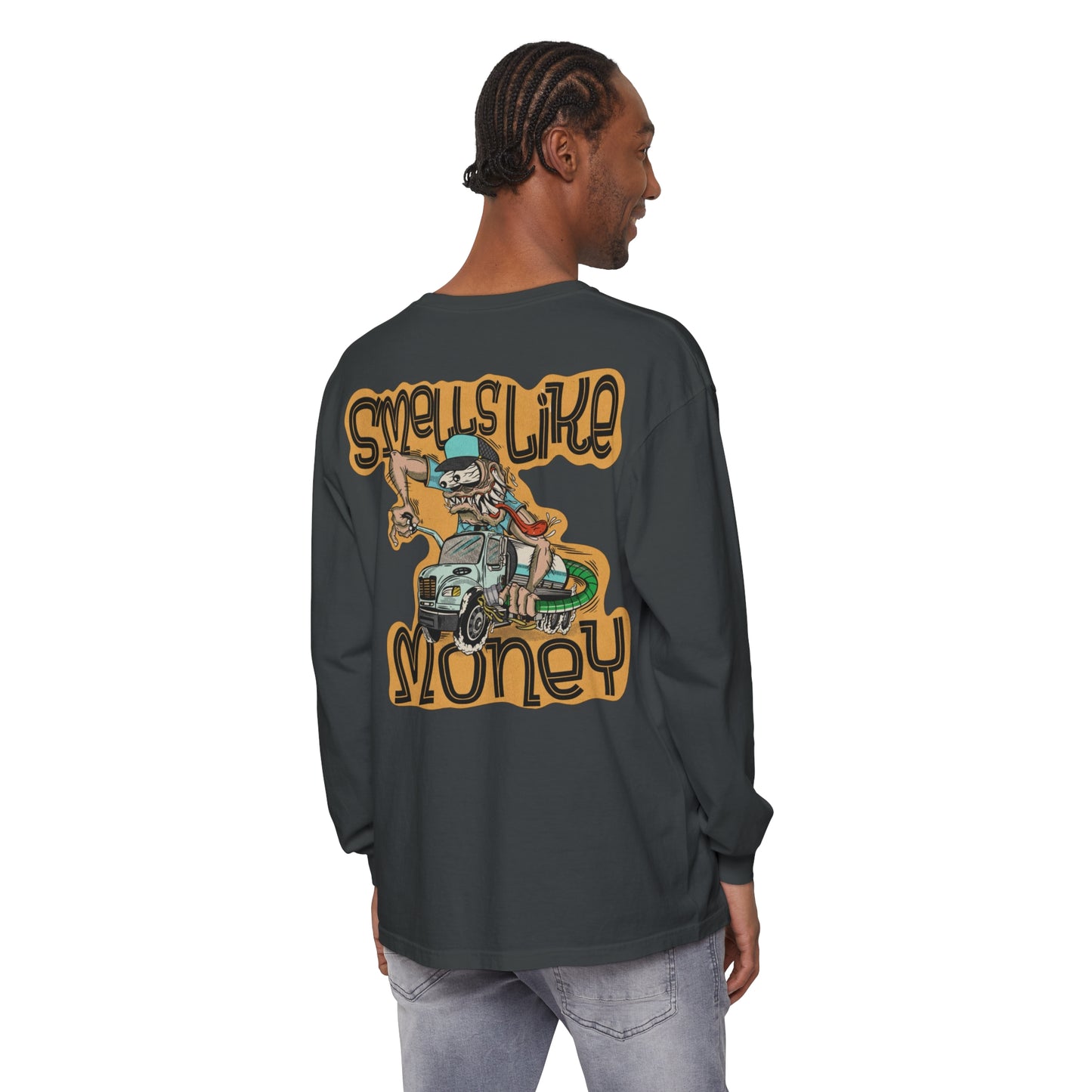 Unisex Garment-dyed Long Sleeve T-Shirt