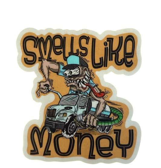 Smells Like Money Vinyl Sticker